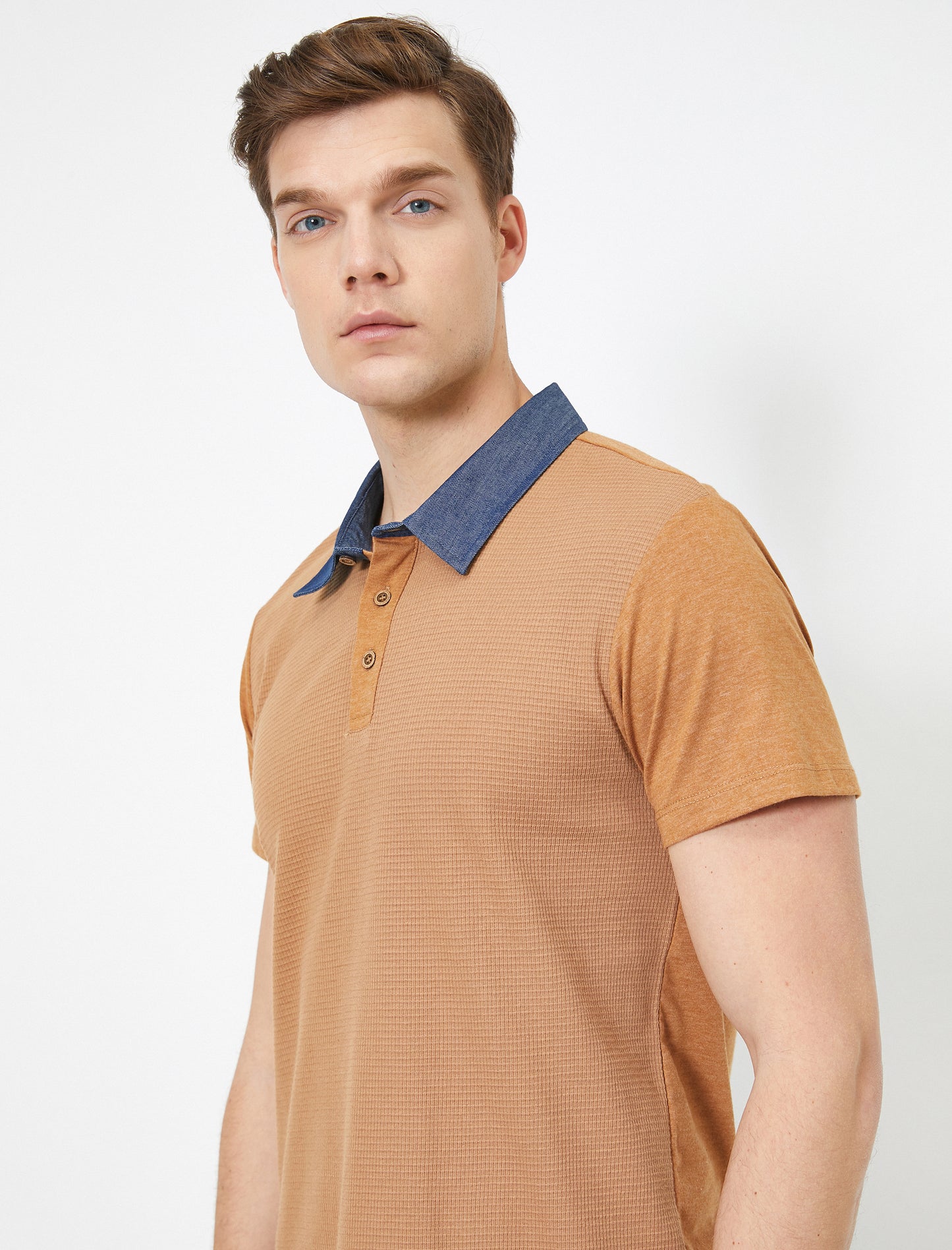 Koton Polo Neck Short Sleeve Men's T-Shirt