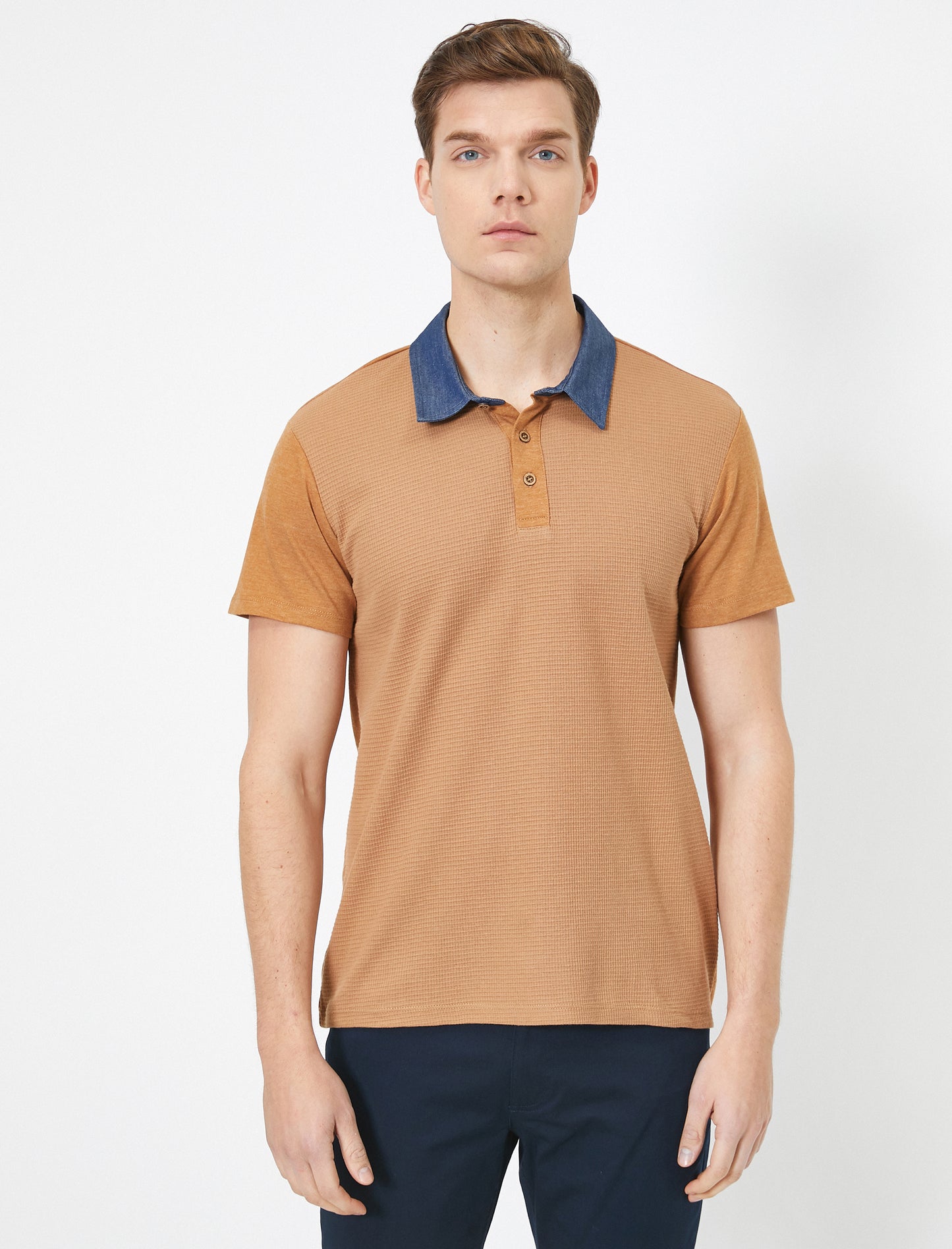 Koton Polo Neck Short Sleeve Men's T-Shirt