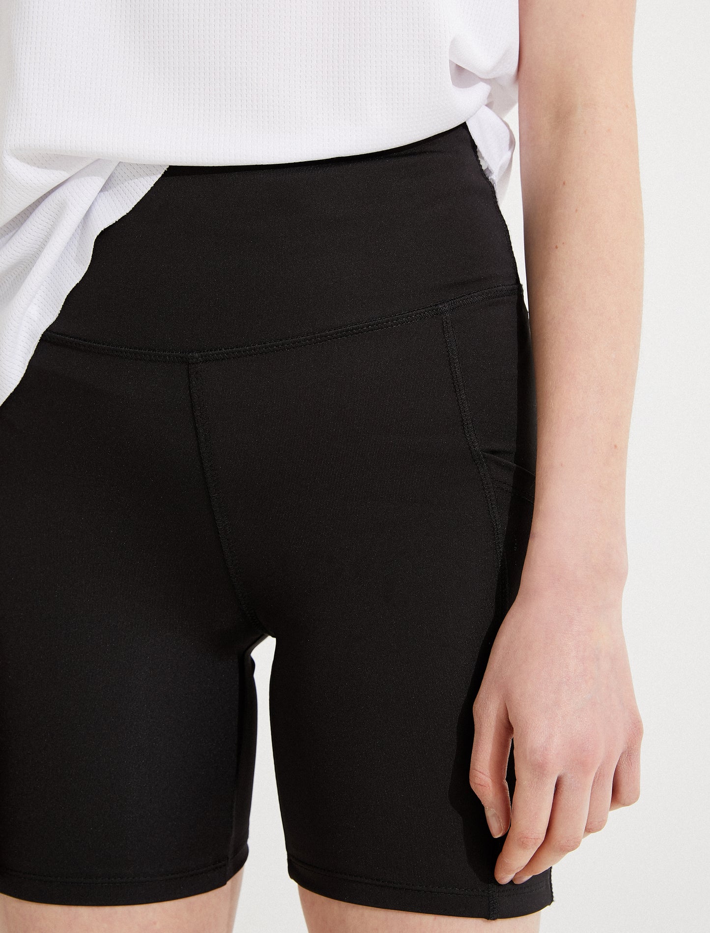 Koton Black Biker Leggings with Pocket