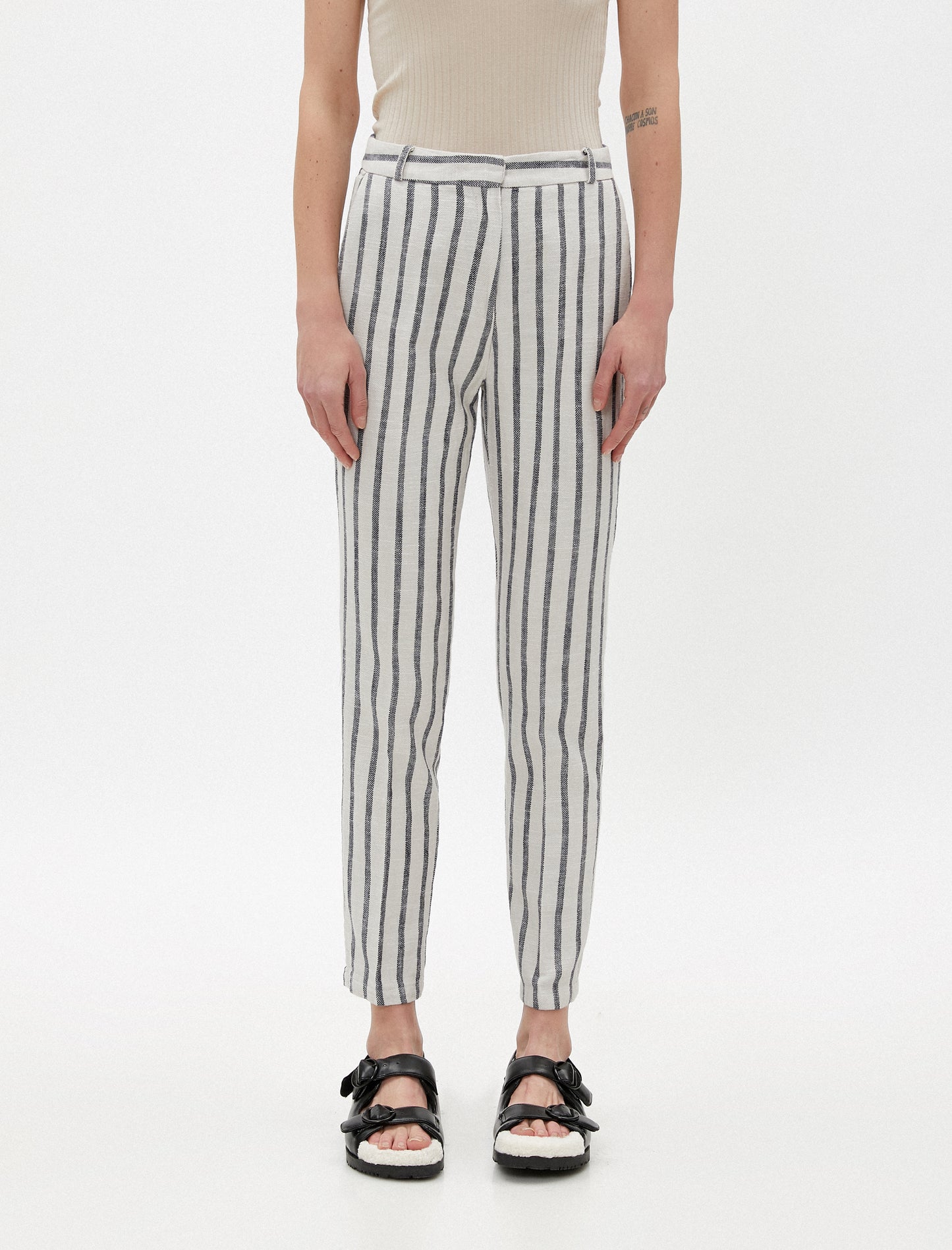 Koton Pocket Detailed Striped Pants