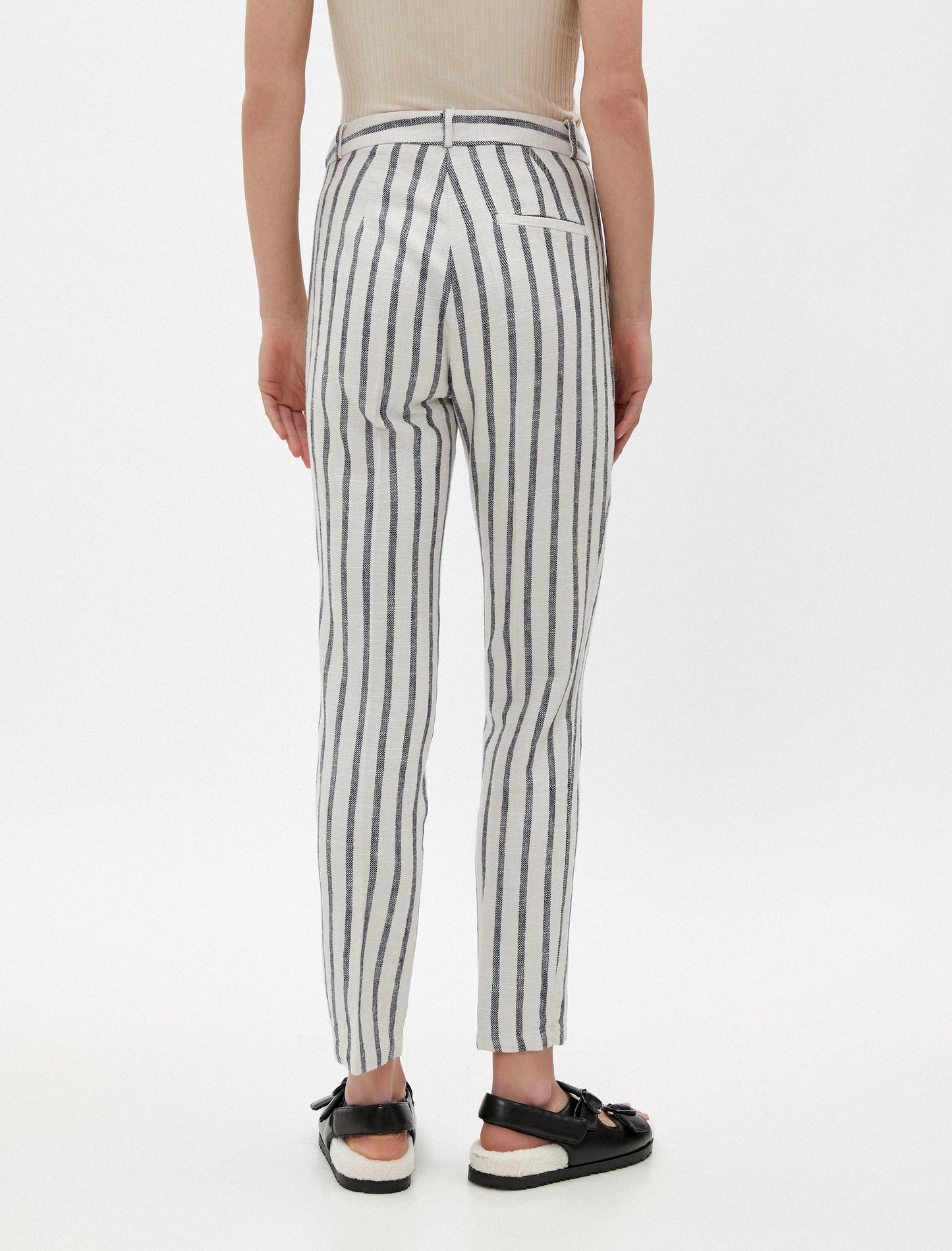 Koton Pocket Detailed Striped Pants