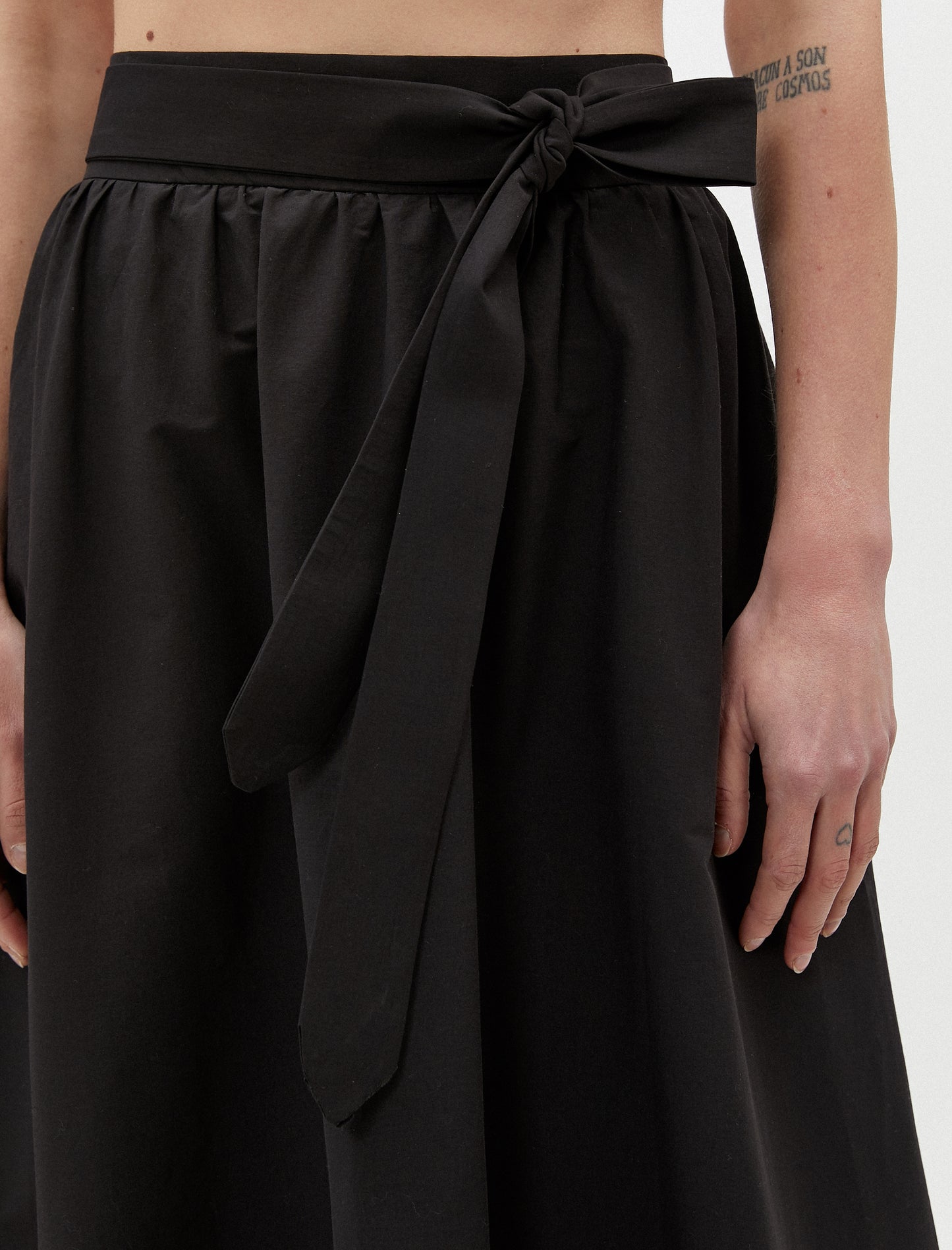 Koton Black Belted Skirt