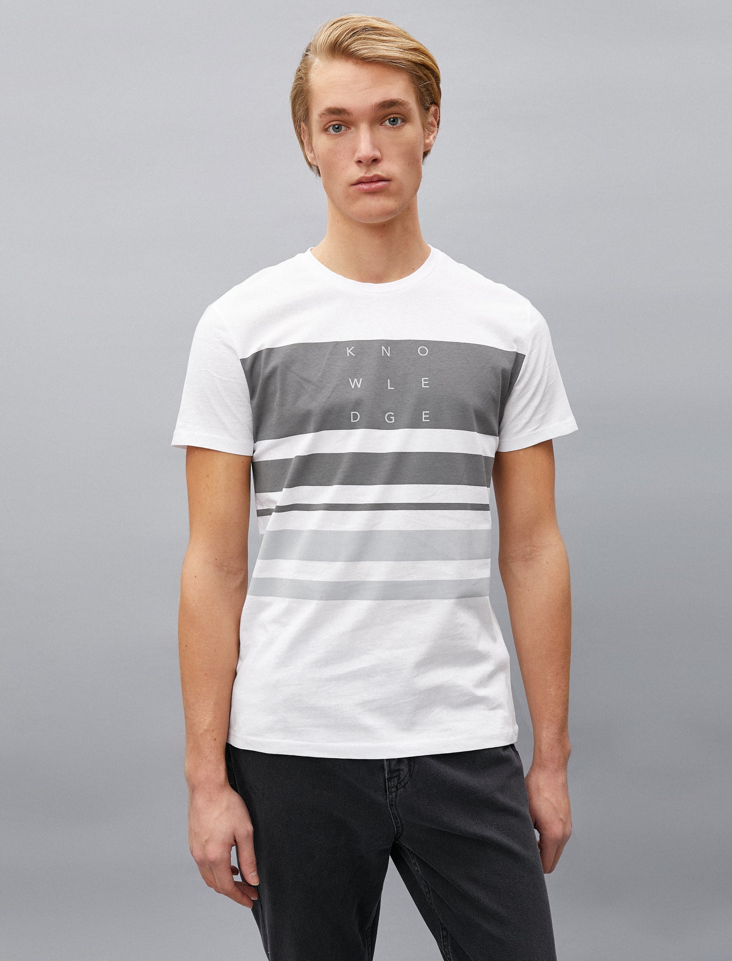 Koton Crew Neck Short Sleeve Men's T-Shirt