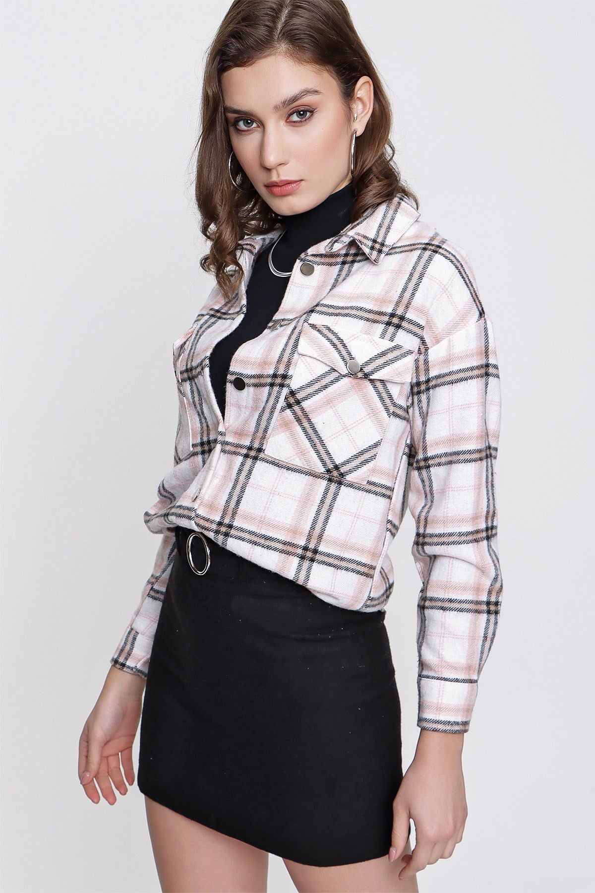 Women's Plaid Pocket Shirt