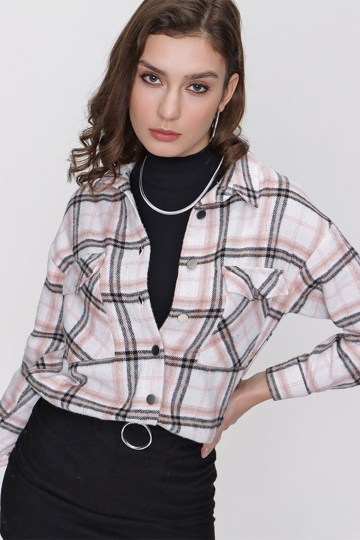 Women's Plaid Pocket Shirt