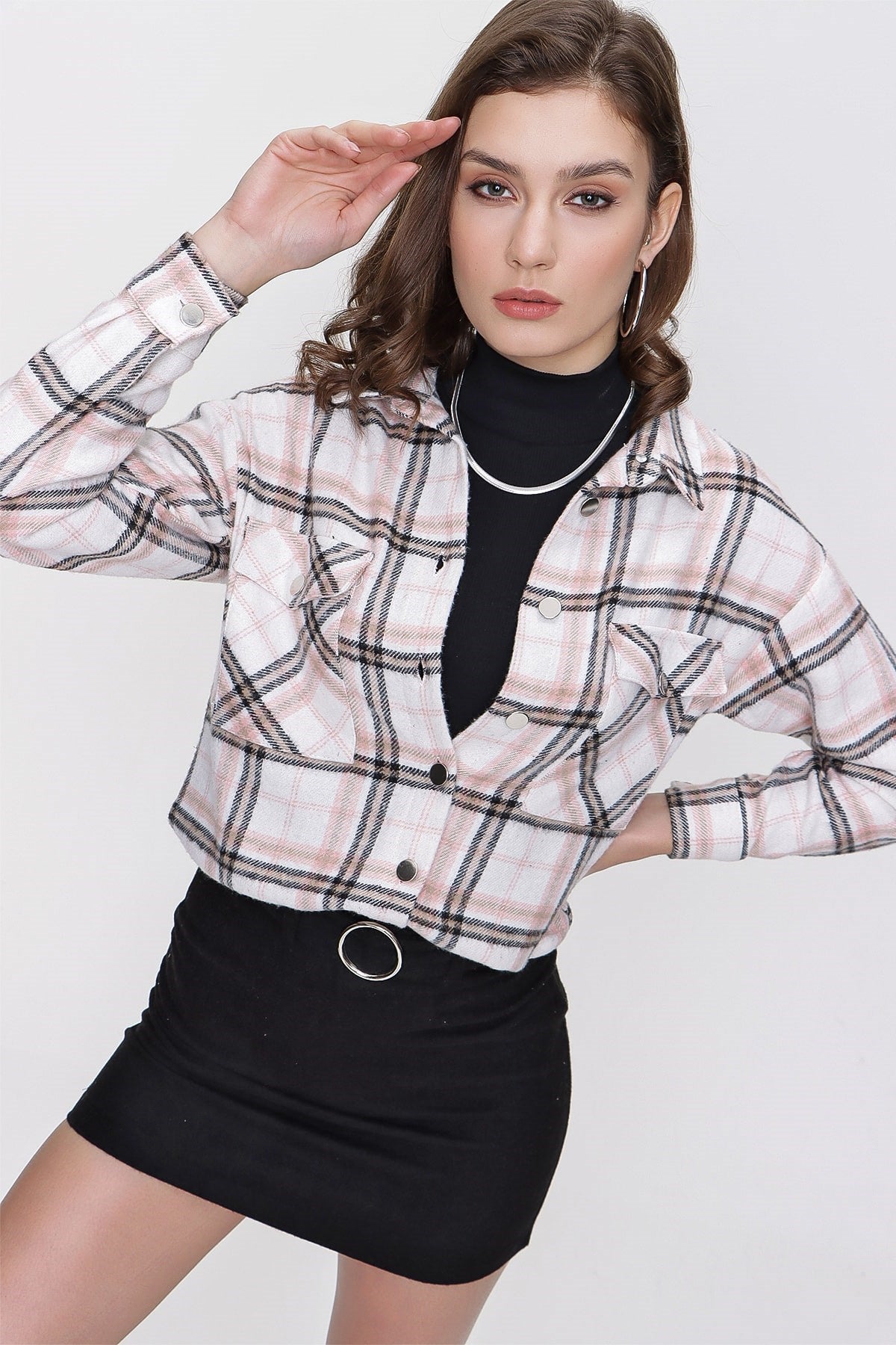 Women's Plaid Pocket Shirt