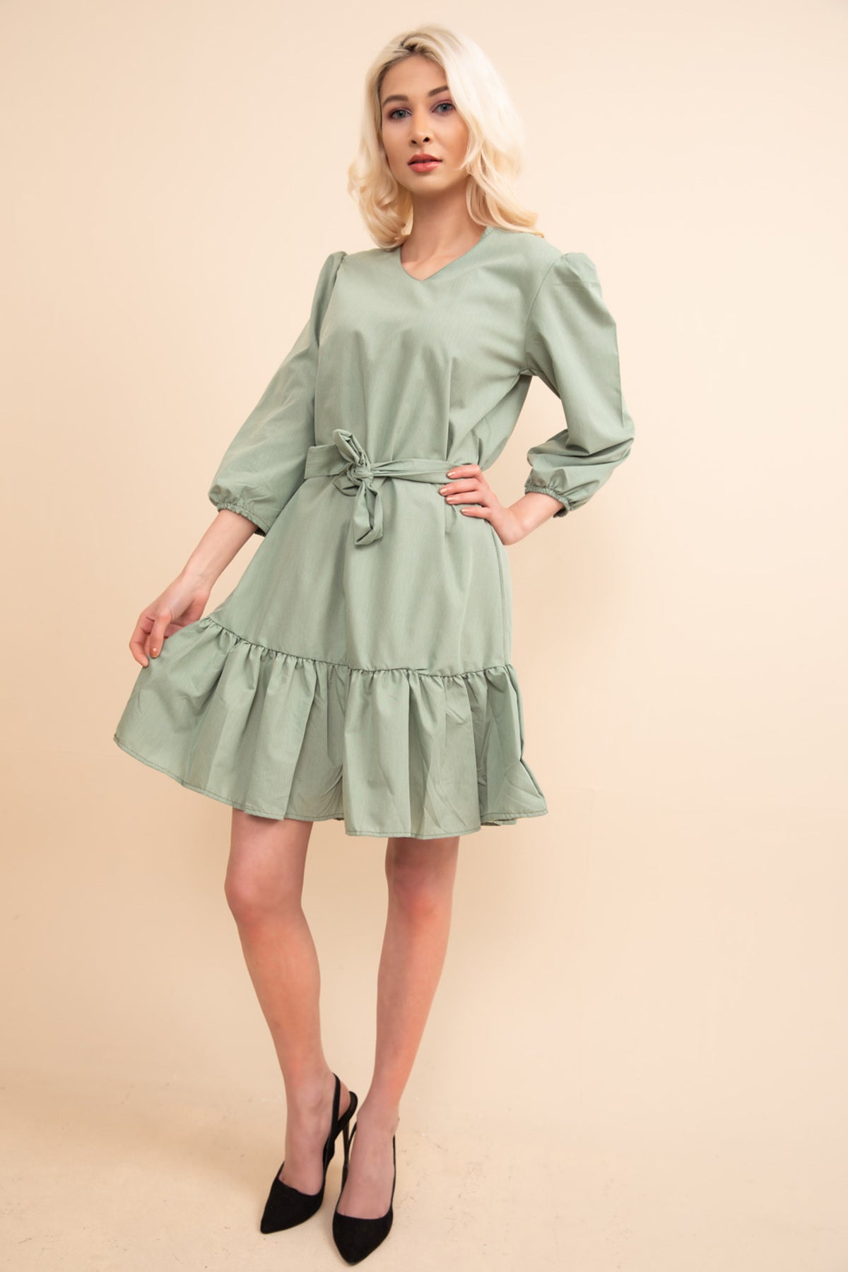 Women's Frill Hem Dress