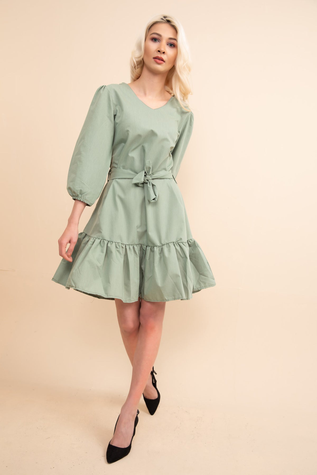 Women's Frill Hem Dress