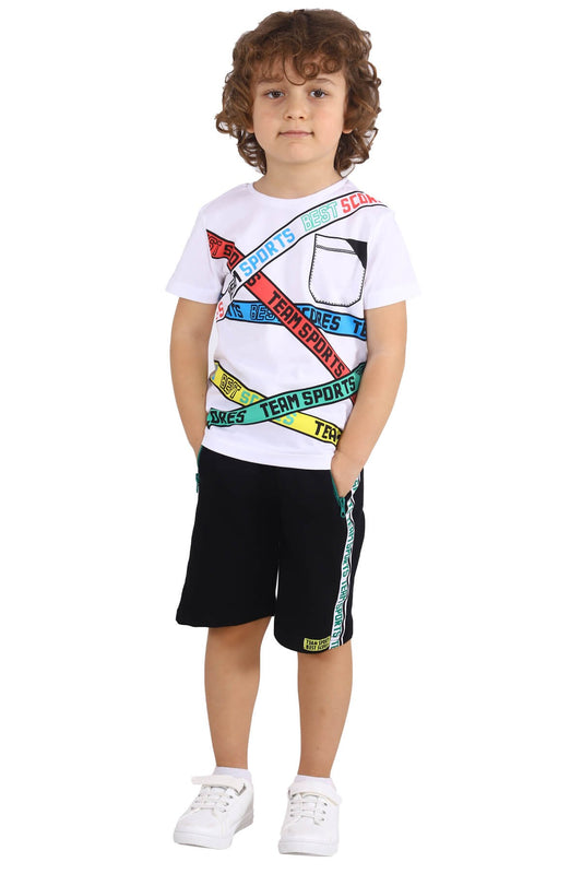 Boy's Short Sleeve Printed T-shirt